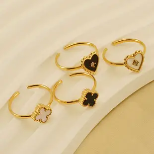 Gold Braided Earrings for Women 18K Stainless Steel — feature 7