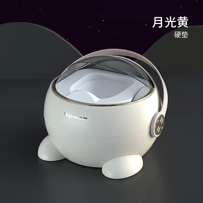 White Portable Baby Urinal Bedpan with High-Quality Foam - Image 2