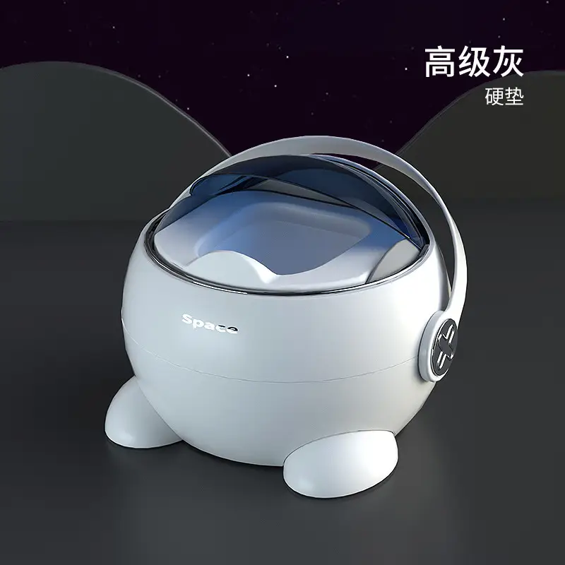 White Portable Baby Urinal Bedpan with High-Quality Foam - Image 4