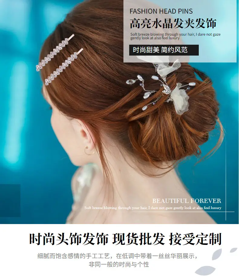 Crystal Claw Hairpins for Bridal & Wedding Wear — feature 49