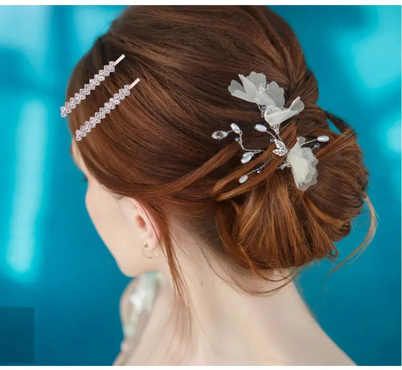 Crystal Claw Hairpins for Bridal & Wedding Wear — feature 67