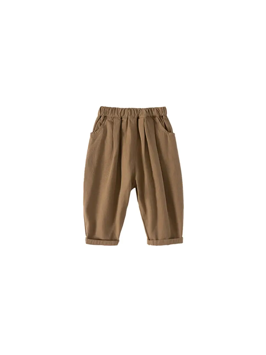 Children's Solid Color Loose Pants Spring Autumn Toddler - Image 9