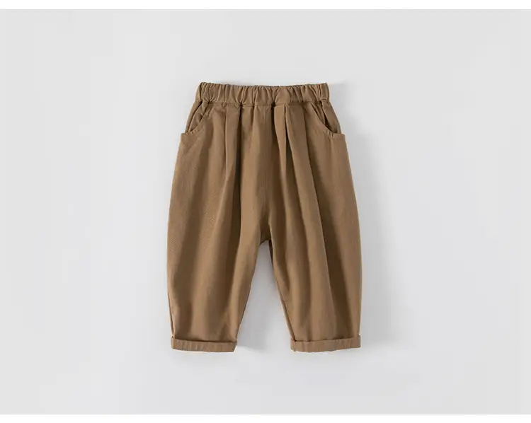 Children's Solid Color Loose Pants Spring Autumn Toddler — feature 16