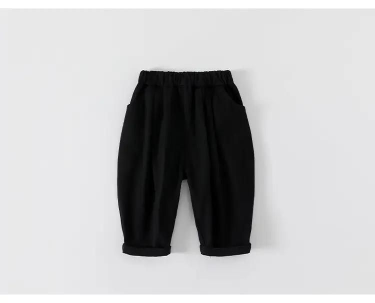 Children's Solid Color Loose Pants Spring Autumn Toddler — feature 17