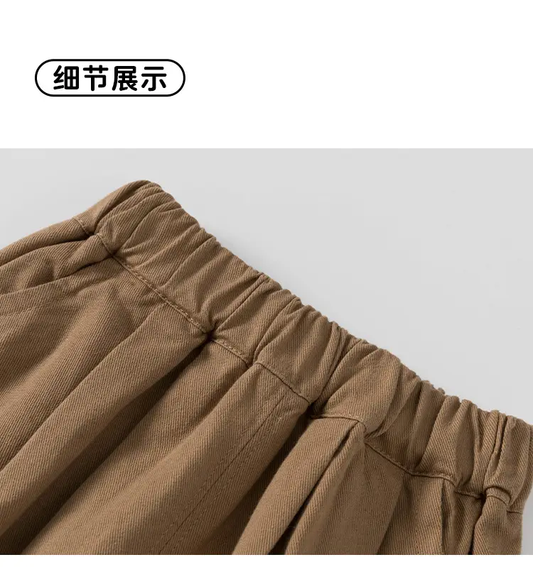 Children's Solid Color Loose Pants Spring Autumn Toddler — feature 20