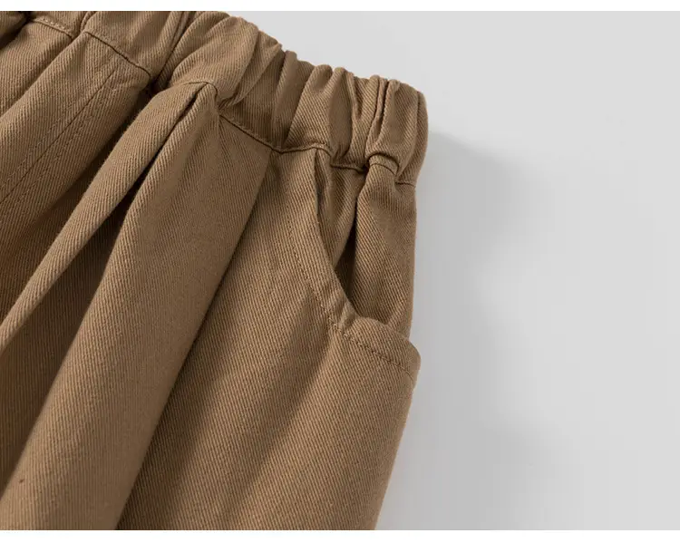 Children's Solid Color Loose Pants Spring Autumn Toddler — feature 21