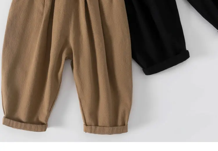 Children's Solid Color Loose Pants Spring Autumn Toddler — feature 6