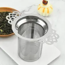 Double-Ear Tea Drain with Lid 304 Stainless Steel Tea Filter — feature 13