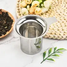 Double-Ear Tea Drain with Lid 304 Stainless Steel Tea Filter — feature 19