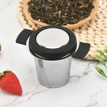 Double-Ear Tea Drain with Lid 304 Stainless Steel Tea Filter — feature 21