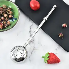 Double-Ear Tea Drain with Lid 304 Stainless Steel Tea Filter — feature 7