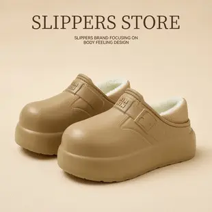 Waterproof Non-Slip Cotton Slippers for Men, Autumn and Winter Home Indoor Soft-Soled Men's Large Size Plush Warm Cotton Slippers for Women Wholesale — feature 5