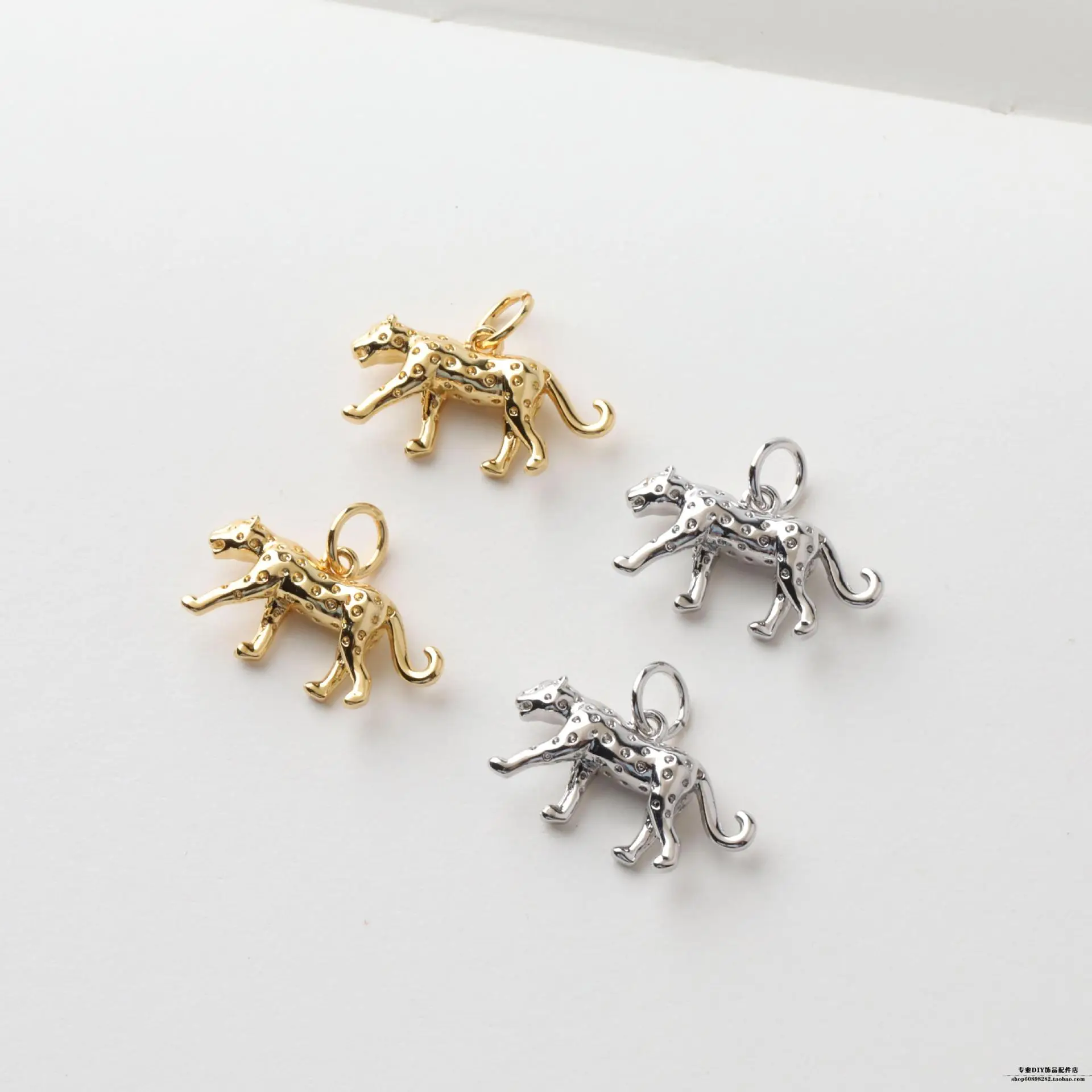 14K Gold Plated Mini Cheetah Earrings Set — feature 1