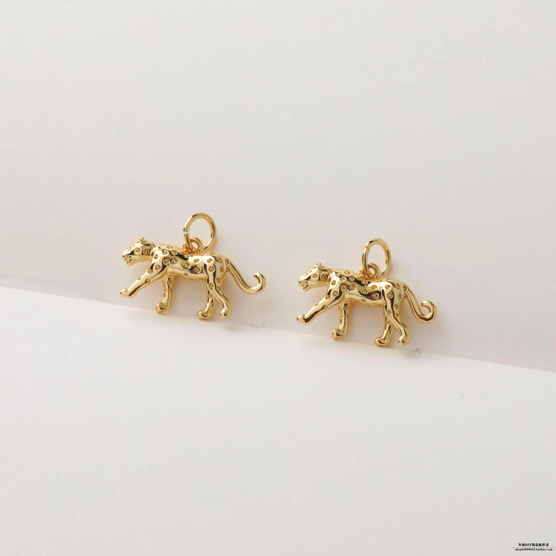 14K Gold Plated Mini Cheetah Earrings Set — feature 2