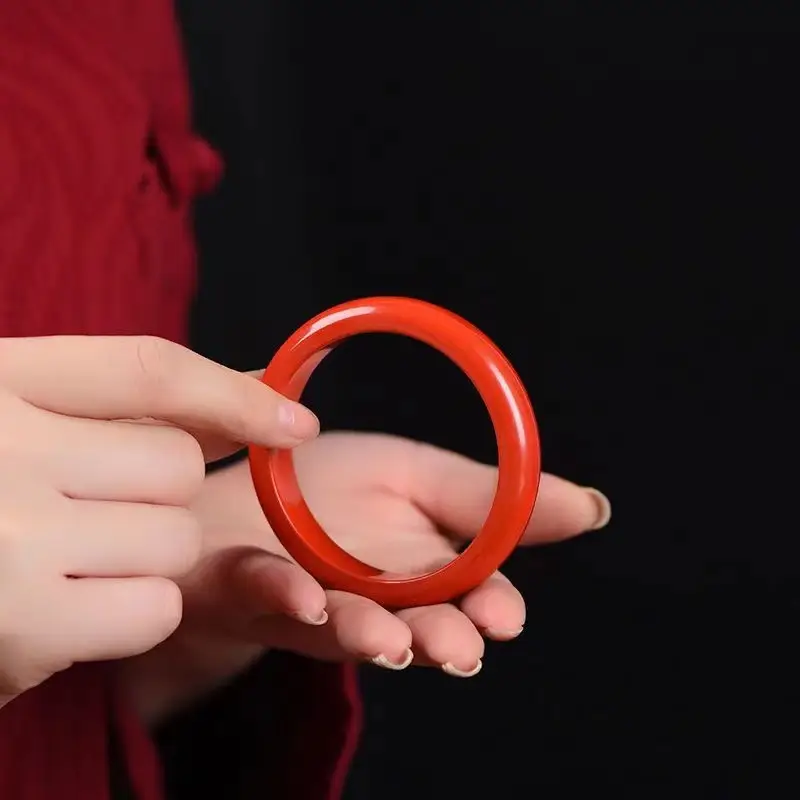 Cinnabar Bracelet Chen Sand Red S2080413 - Image 5