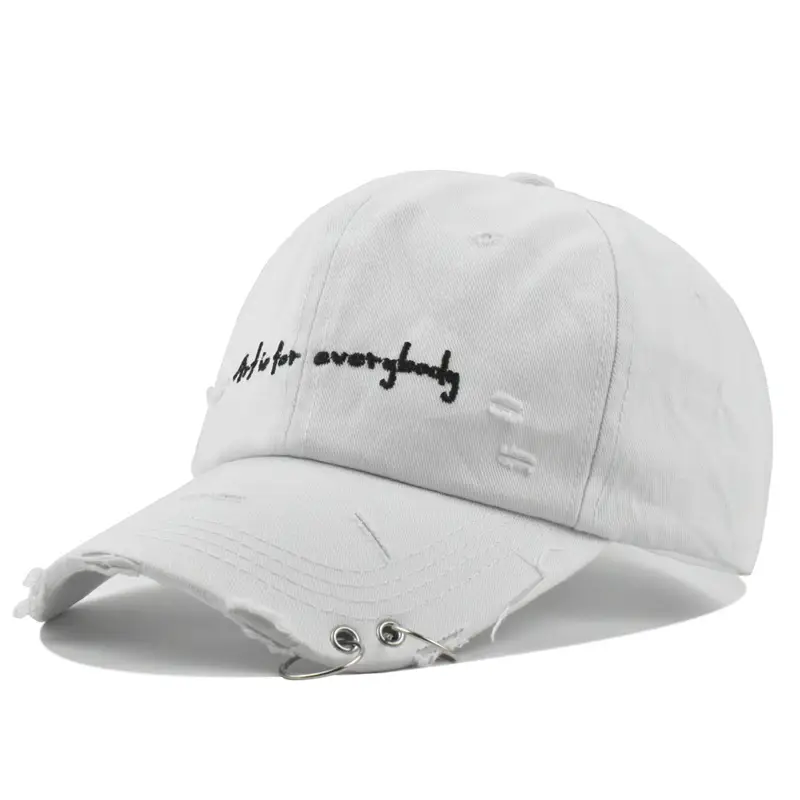 Black Letter Embroidered Women's Baseball Cap - Image 3