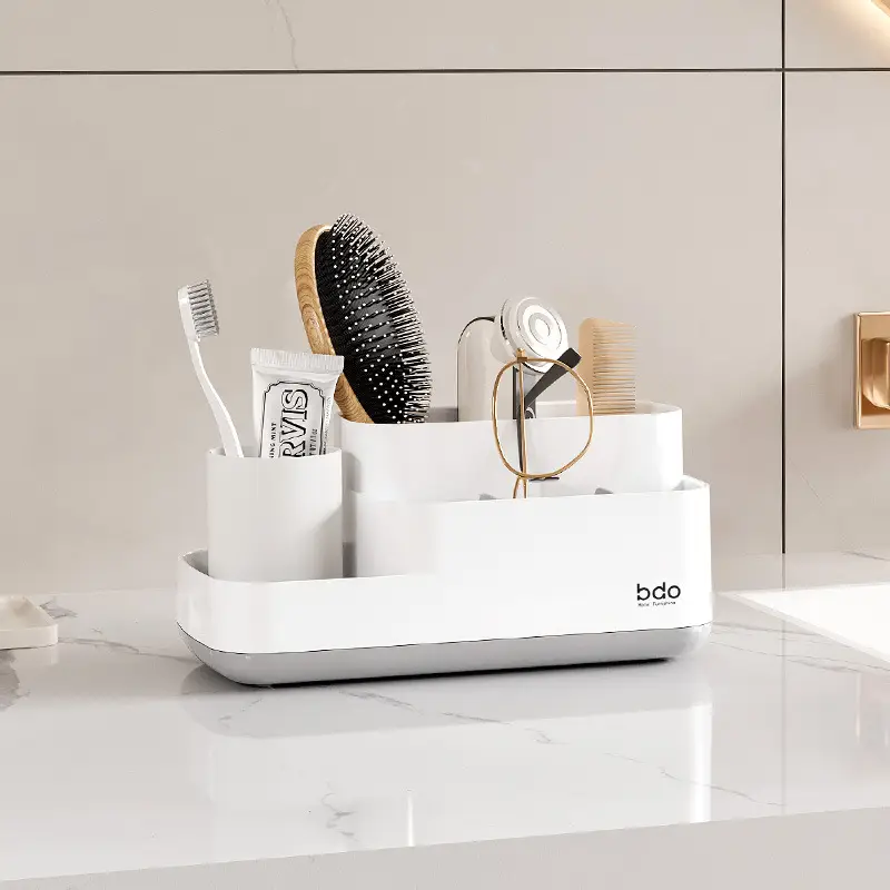 Multifunctional Makeup & Desk Storage Rack with Drawers