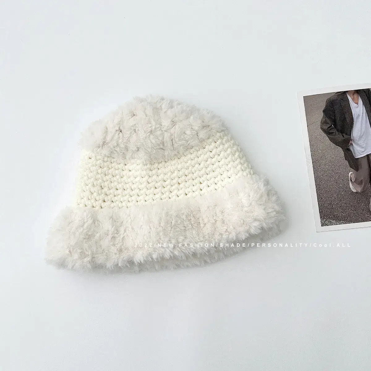 Women's Warm Fur Fisherman's Hat Brown Winter - Image 4