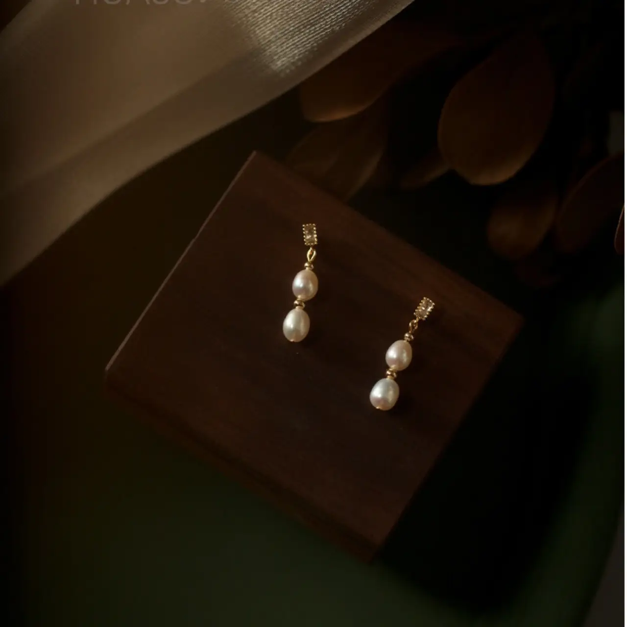 Small Rice Pearl Earrings S925 Silver Pin — feature 8