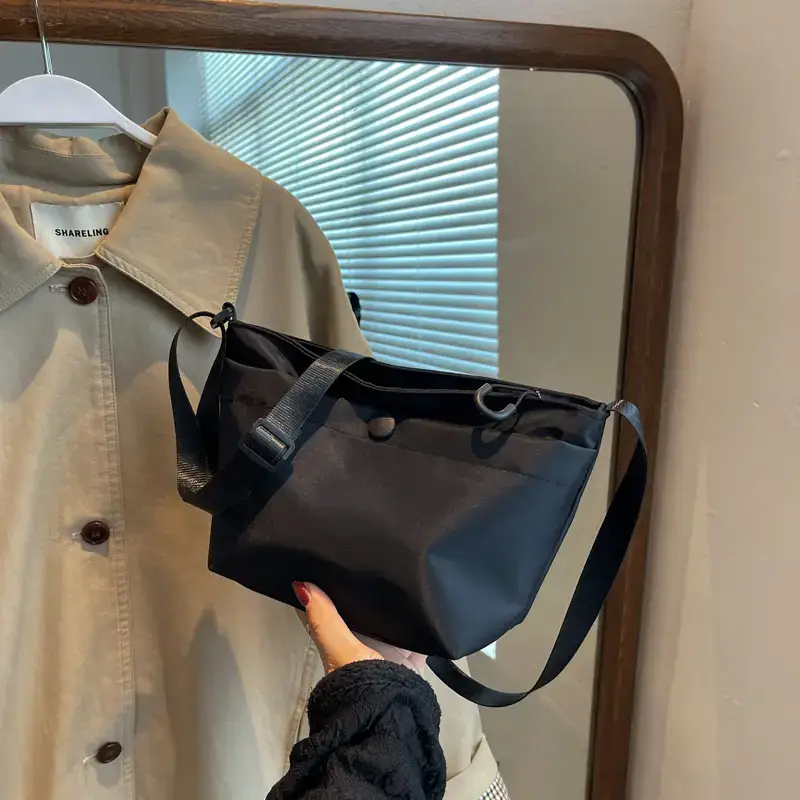 Black Western Style Shoulder Messenger Bag for Women