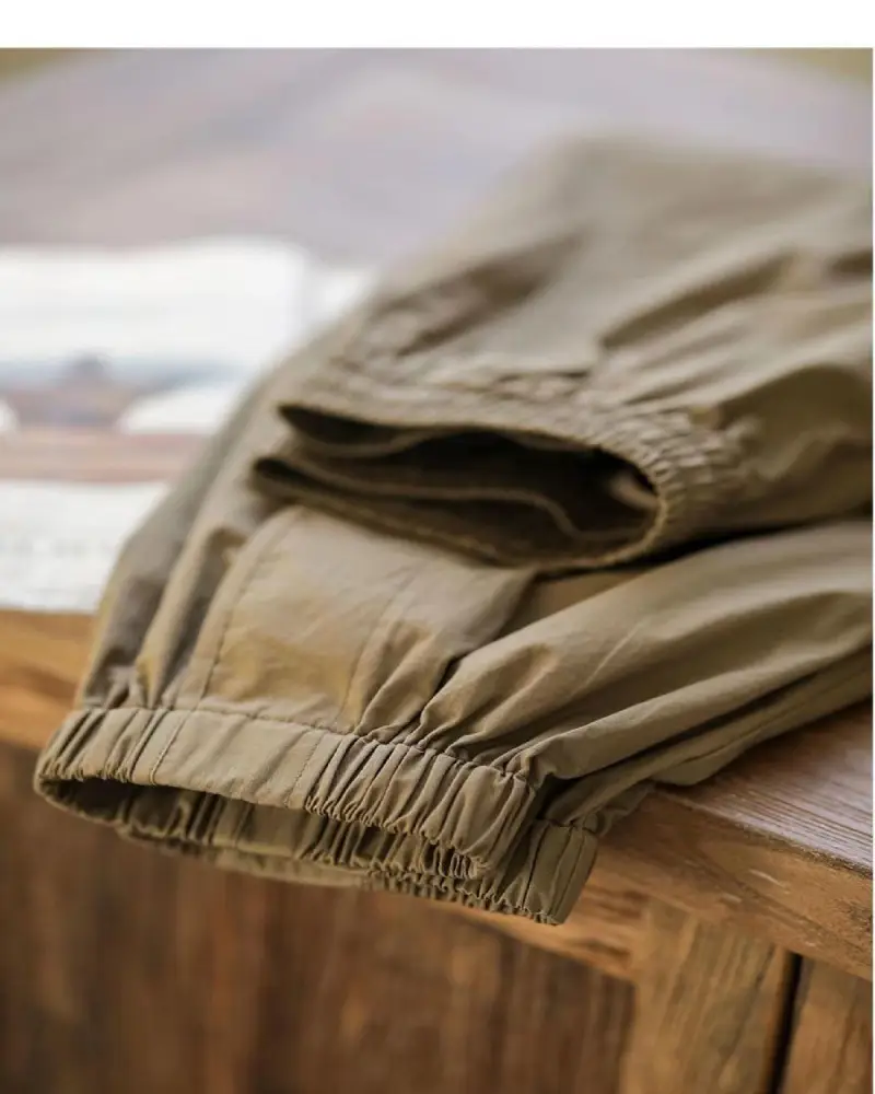 2026 Japanese Style Harem Pants for Women Loose Drawstring Tan — feature 18