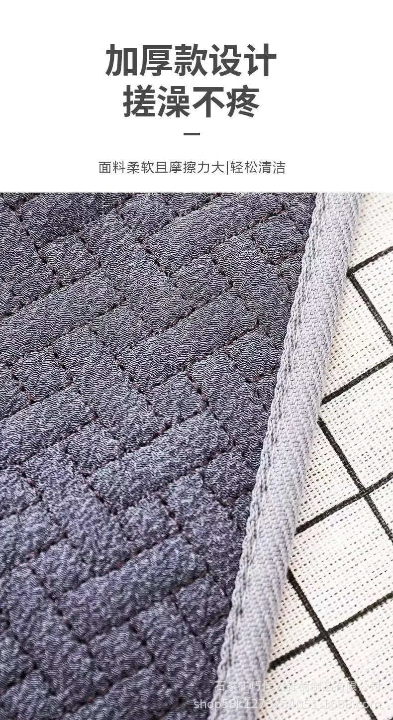3D立体编织男士粗砂强力型搓澡套装