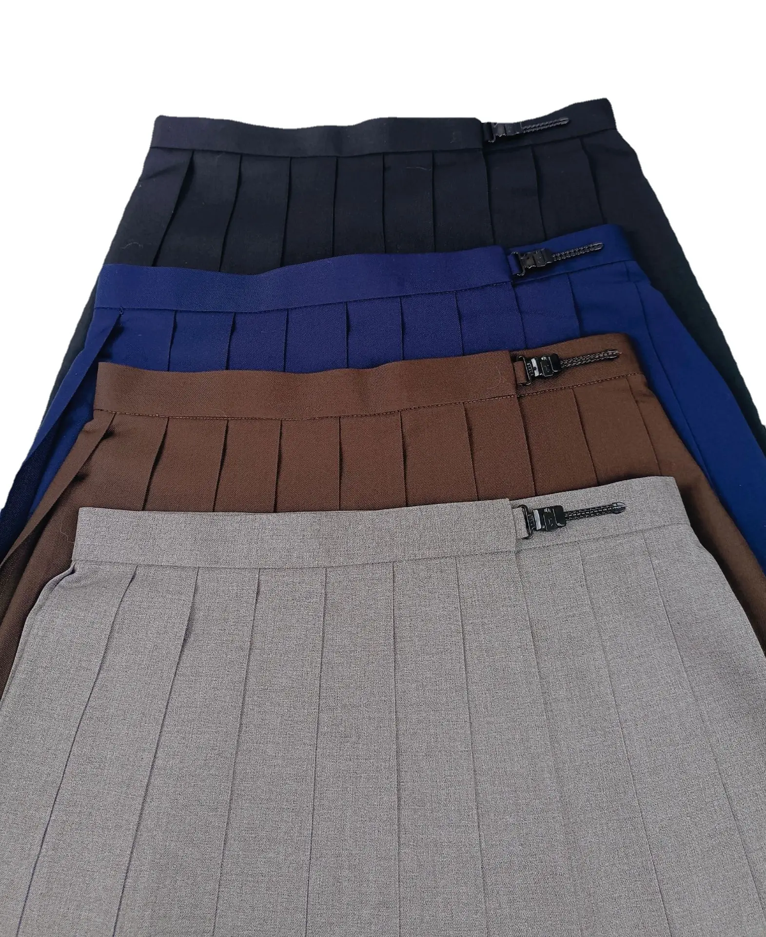 48cm Pleated Skirt Set Black Gray Brown Orthodox Style - Image 9