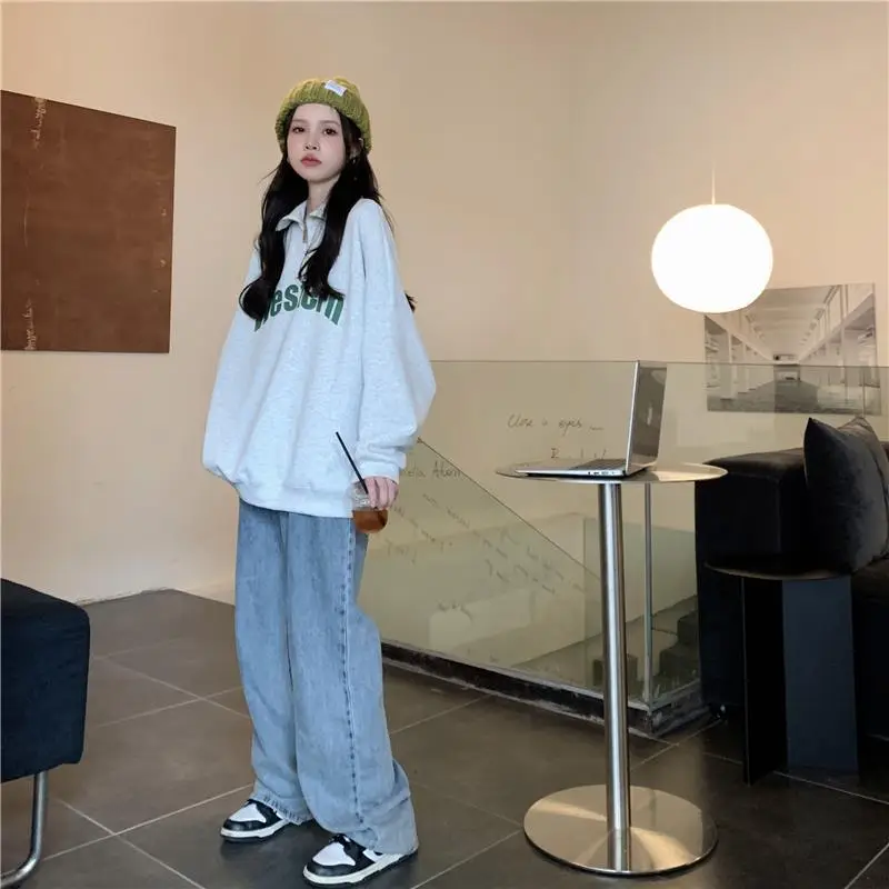 Women 2022 Casual Sweatshirt with American Print — feature 16