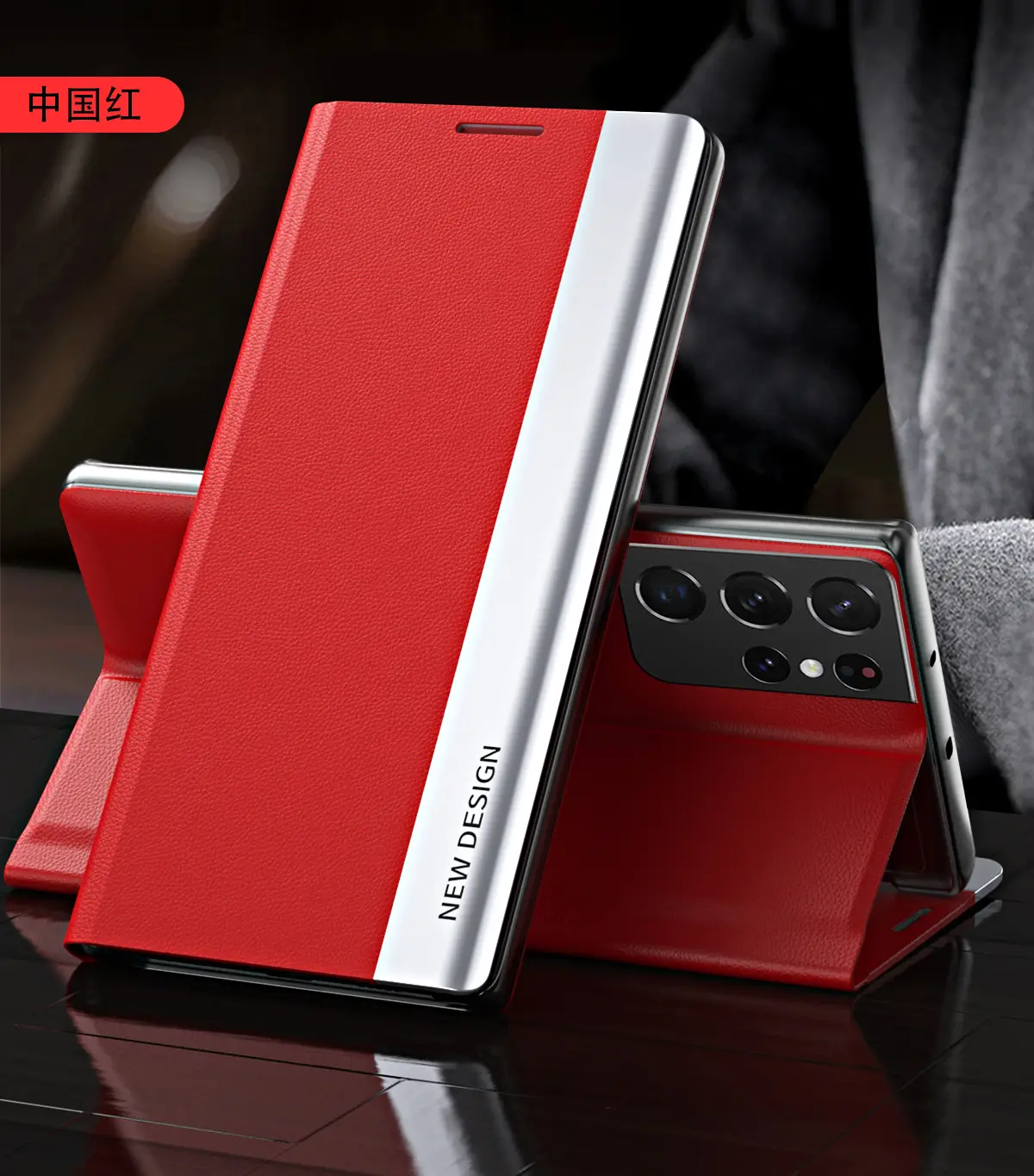 Samsung S24 Ultra Protective Case Flip Bracket All-inclusive Drop Proof - Image 6
