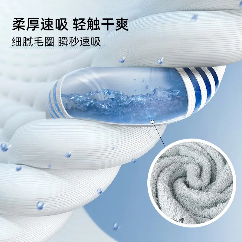 Cartoon Cotton Bath Towel Extra Large Absorbent - Image 4