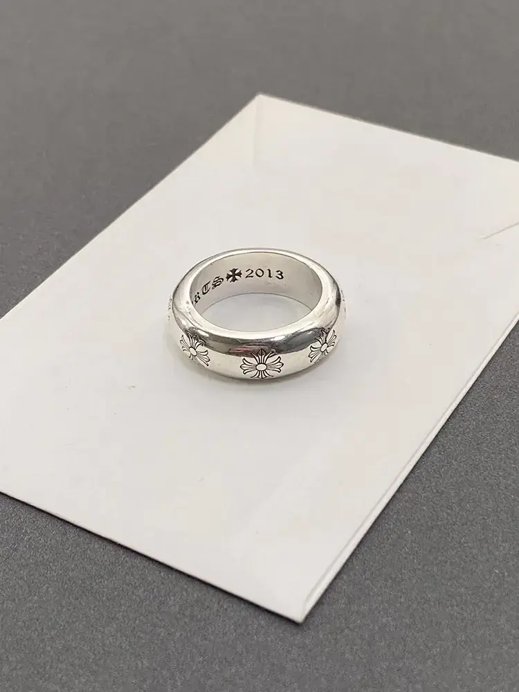 S925 Silver Polishing Ring for Men Women Retro Cross Design - Image 15