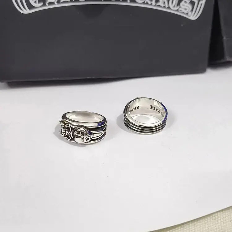 S925 Silver Polishing Ring for Men Women Retro Cross Design - Image 16