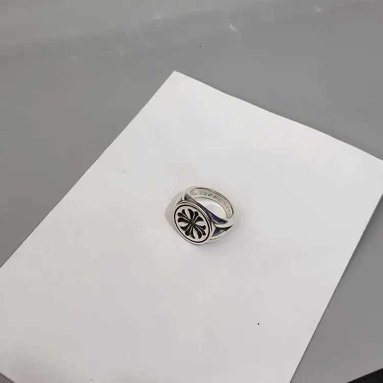 S925 Silver Polishing Ring for Men Women Retro Cross Design - Image 20