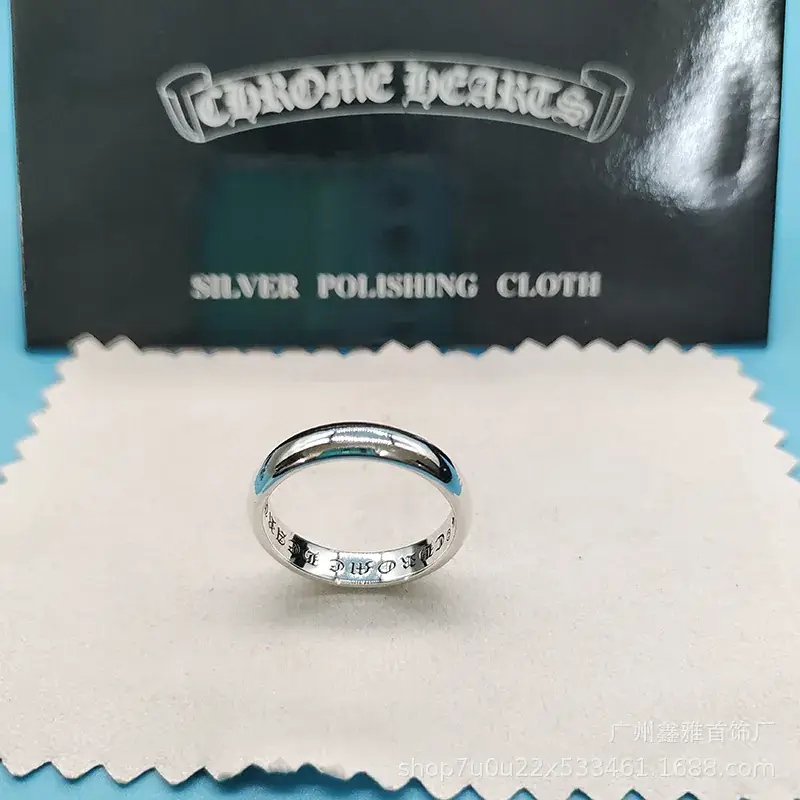 S925 Silver Polishing Ring for Men Women Retro Cross Design - Image 7