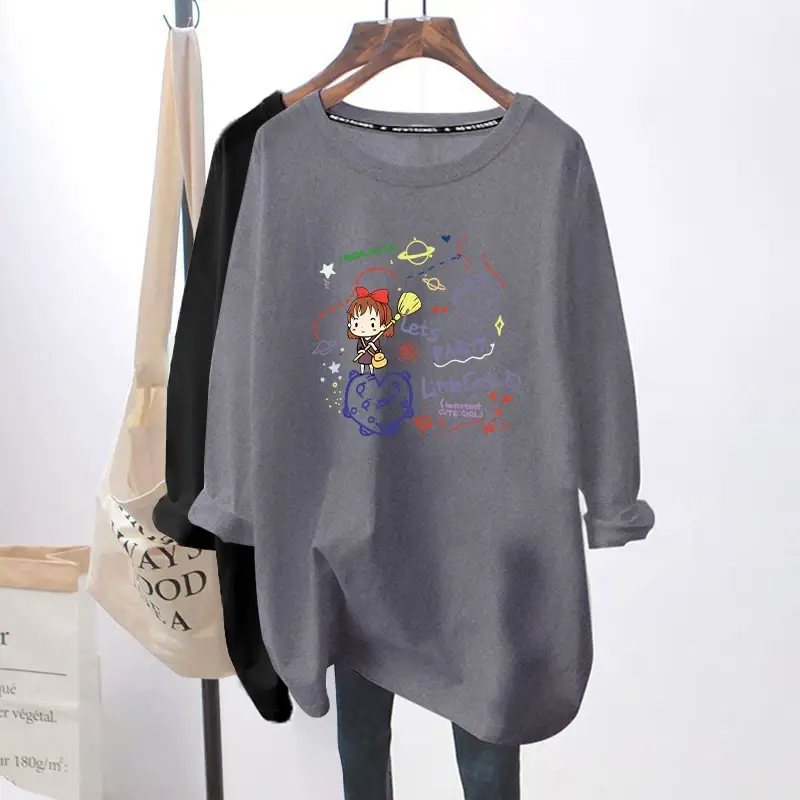Pregnant Women's White Graphic T-Shirt All Season — feature 14
