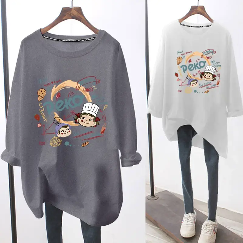 Pink Long Sleeve Breastfeeding Top for Women Spring Autumn — feature 12