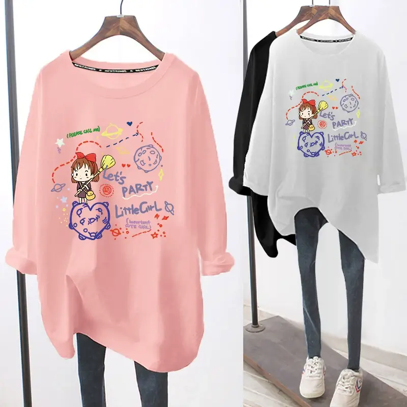 Pink Long Sleeve Breastfeeding Top for Women Spring Autumn — feature 20
