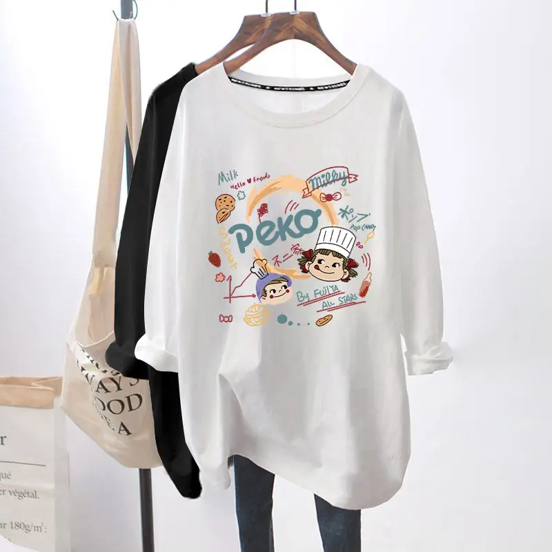 Pink Long Sleeve Breastfeeding Top for Women Spring Autumn - Image 11