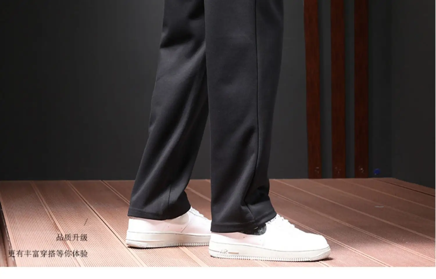 Grey Loose Sweatpants Men Spring Autumn Casual Pants — feature 9