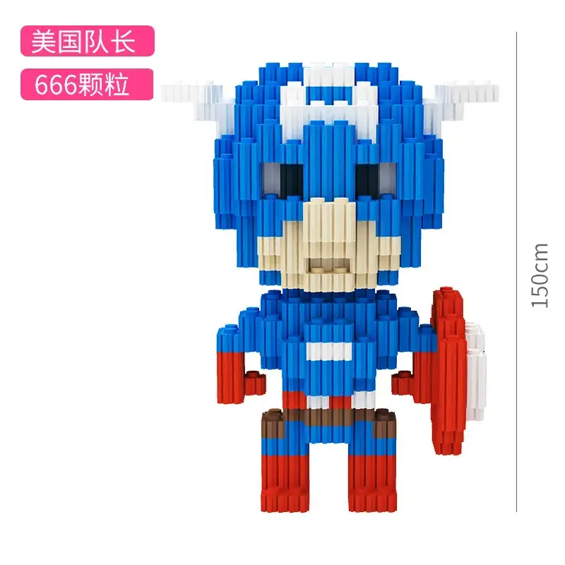 Xinzhe Disney Donald Duck Mini Handmade Toy 578 Pieces - Image 39