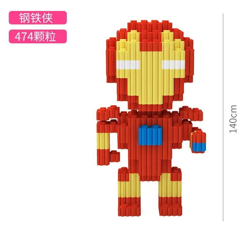 Xinzhe Disney Donald Duck Mini Handmade Toy 578 Pieces - Image 41