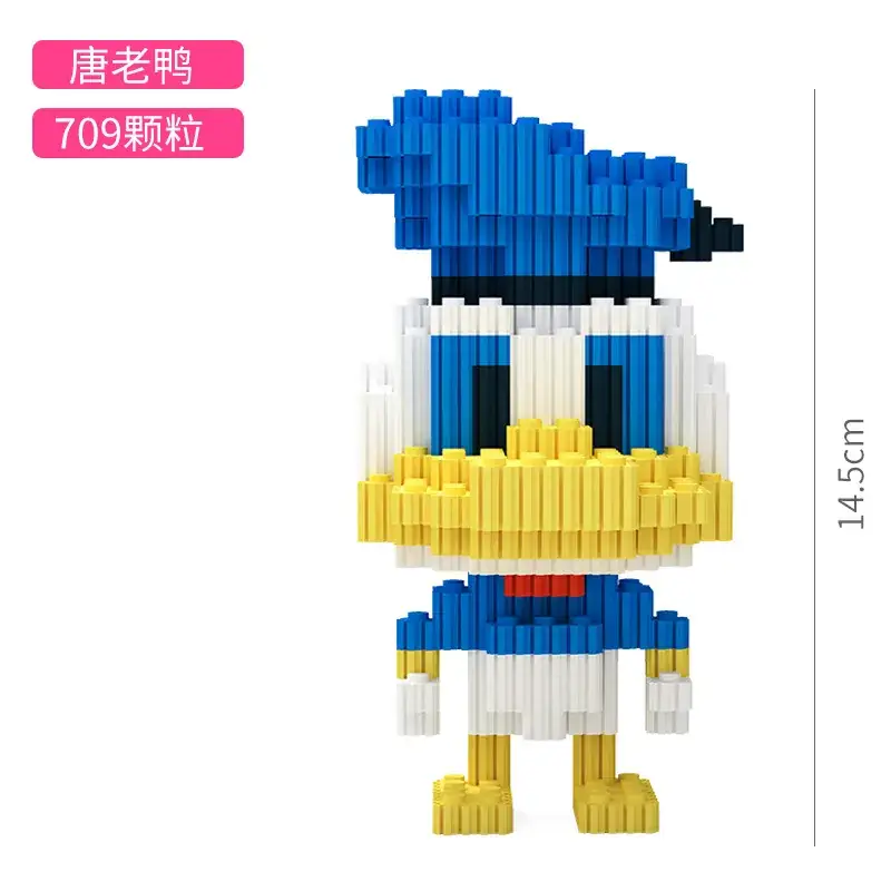 Xinzhe Disney Donald Duck Mini Handmade Toy 578 Pieces - Image 45