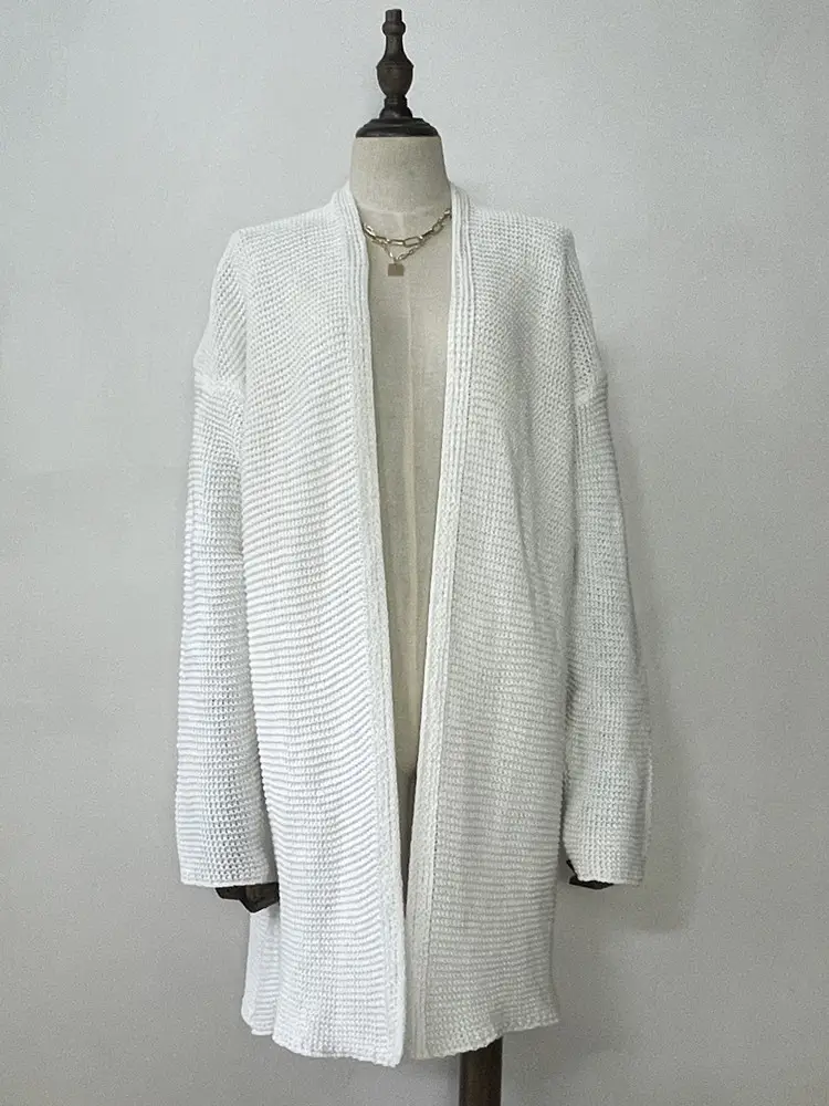 2025 Knitted Cardigan Women's Mid-Length Pure Color — feature 34