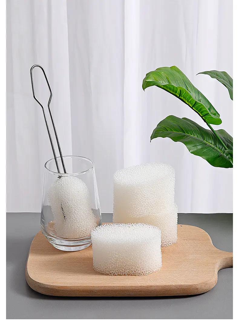 Stainless Steel Honeycomb Cup Brush Long Handle Replaceable — feature 16