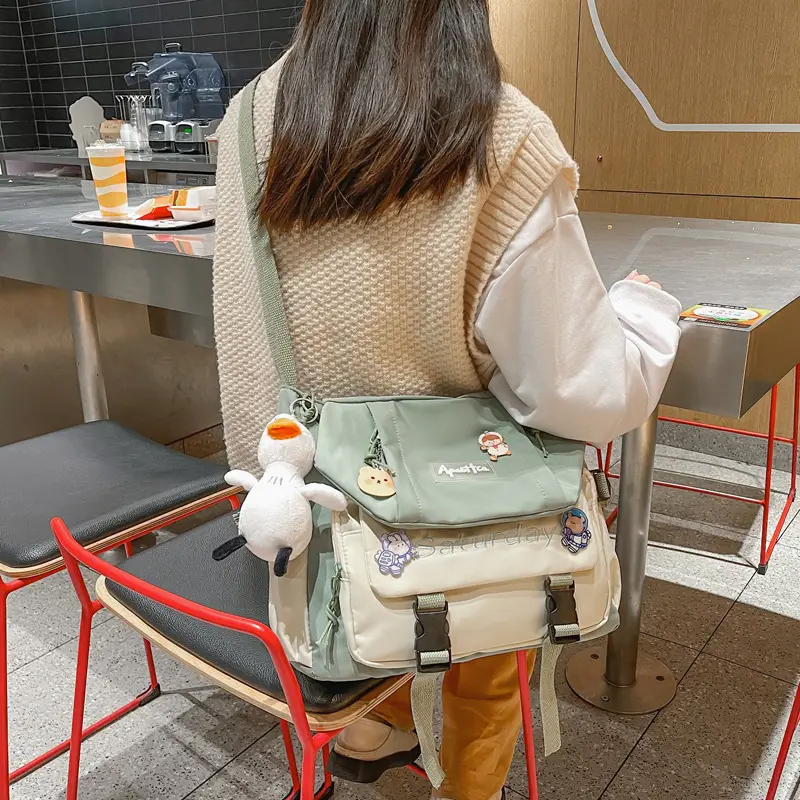 Nylon Crossbody Bag for Girls Large Capacity Fashionable - Image 11