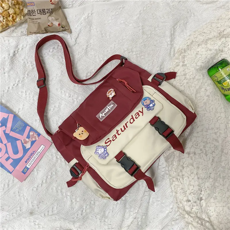 Nylon Crossbody Bag for Girls Large Capacity Fashionable - Image 3
