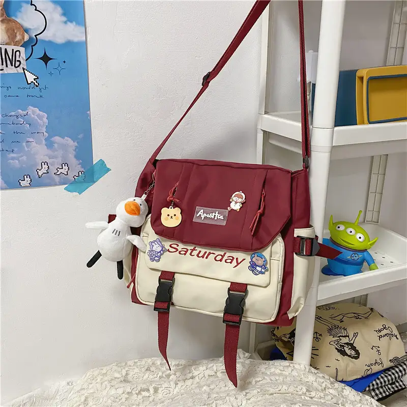Nylon Crossbody Bag for Girls Large Capacity Fashionable - Image 4