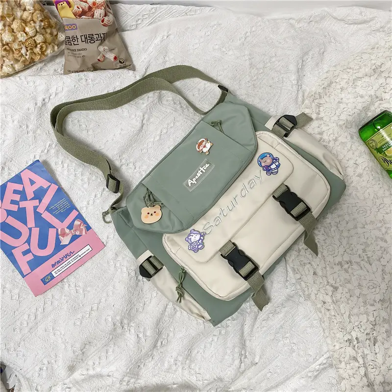 Nylon Crossbody Bag for Girls Large Capacity Fashionable - Image 7