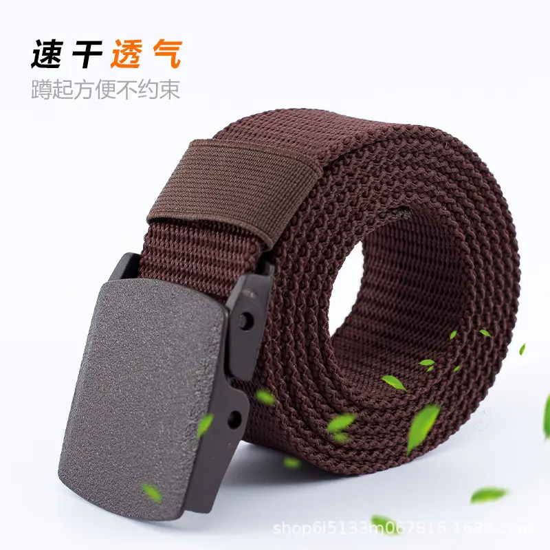 38" Wide Nylon Tactical Belt with Buckle - Image 8