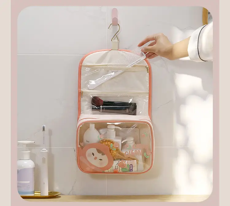 Portable Hook Wash Bag Large Capacity Waterproof Cartoon Cosmetic Travel Convenient Cosmetic Storage Bag — feature 16